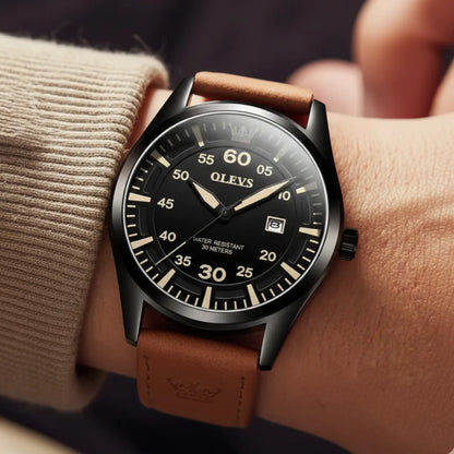 MENS-WATCH-WITH-LEATHER-STRAP