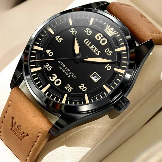 MENS-WATCH-WITH-LEATHER-STRAP